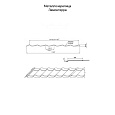 Металлочерепица МП Монтеррей (ПЭ-01-5005-0.4)