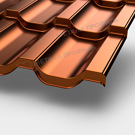Металлочерепица МП Трамонтана-XL (AGNETA-20-Copper\Copper-0.5)