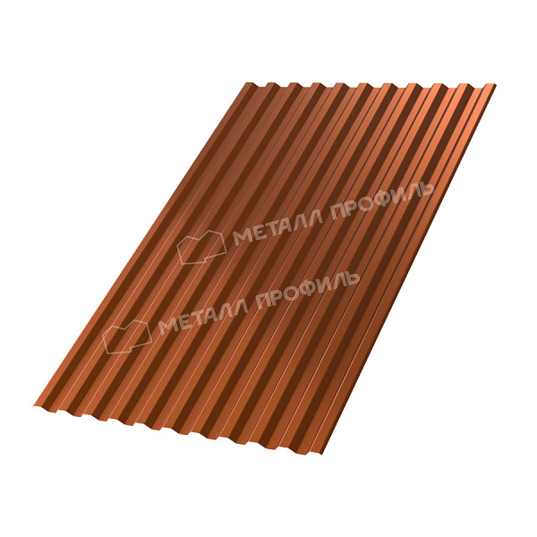 Профилированный лист С-21x1000-A (AGNETA_Д-03-Copper-0,5), который вы можете заказать по 46.54 руб..