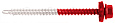 Заказать недорогой Саморез 4,8х70 RAL3020 (красный насыщенный) в интернет-магазине Компании Металл профиль.