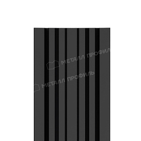 Штакетник металлический МП LАNE-T 16,5х99 (PURMAN-20-9005-0.5)