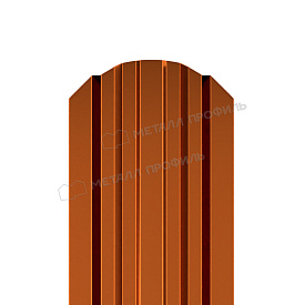 Штакетник металлический МП LАNE-O 16,5х99 (AGNETA-20-Copper\Copper-0.5)