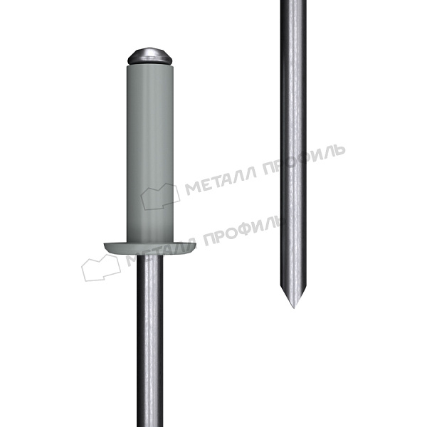 Заклепка 3,2х8 комбинированная (серая)