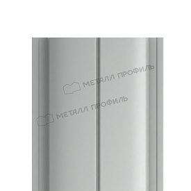 Штакетник металлический МП ELLIPSE-T 19х126 (ПЭ-01-9006-0.45)